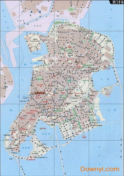 澳门详细地图全图 澳门详细地图全图