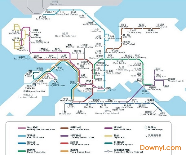 澳门地铁线路图高清版 澳门地铁线路图高清版